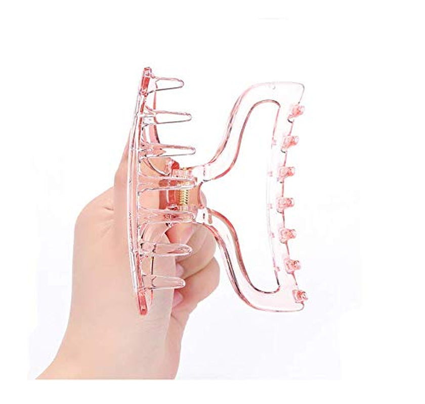 3Pcs Acrylic Hair Clips Hollow Hair Claw Clips Non Slip Simple Vintage Hair Clamps Barrette Hair Sectioning Styling Accessories for Fine Thin and Thick Hair