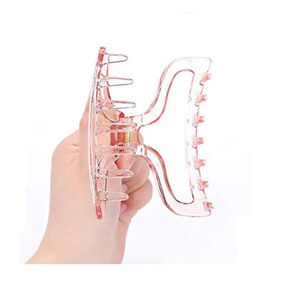 3Pcs Acrylic Hair Clips Hollow Hair Claw Clips Non Slip Simple Vintage Hair Clamps Barrette Hair Sectioning Styling Accessories for Fine Thin and Thick Hair