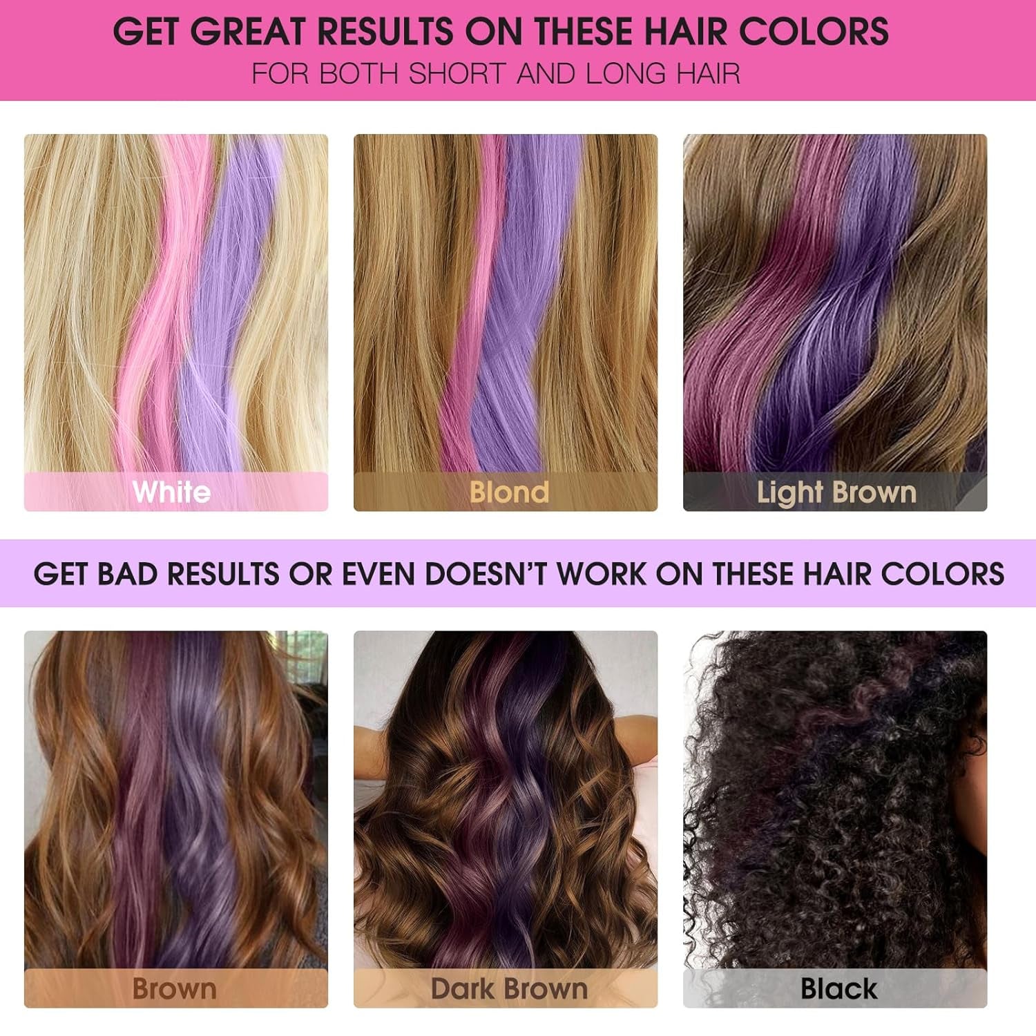 Hair Chalk - New Hair Chalk Comb Temporary Bright Washable Hair Color Dye for Girls Kids with Hair Extensions Clips - Birthday Party Christmas Gifts Toys for Girls Kids Age 6-8-10-12 Years Old