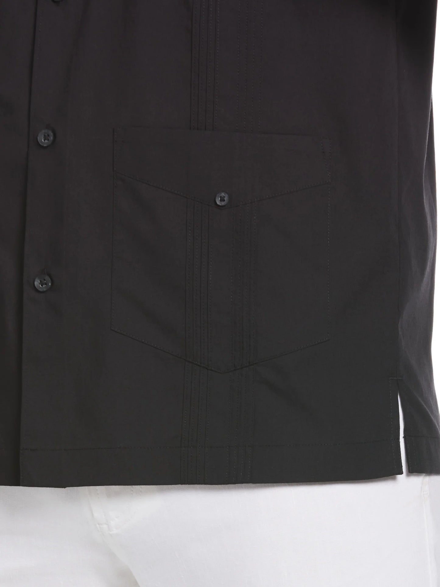Men'S and Big Men'S Cotton Blend Pintuck Short Sleeve Guayabera Shirt, Sizes S-5XL