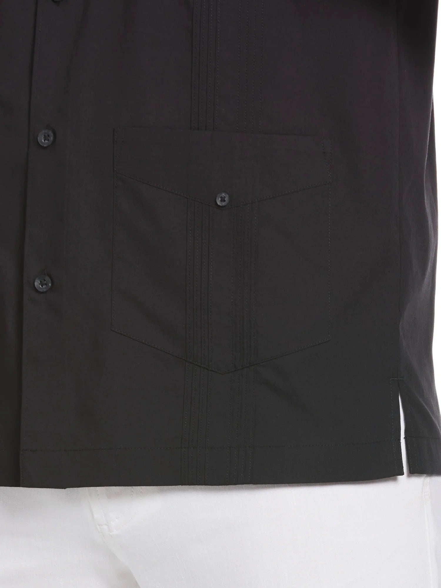Men'S and Big Men'S Cotton Blend Pintuck Short Sleeve Guayabera Shirt, Sizes S-5XL