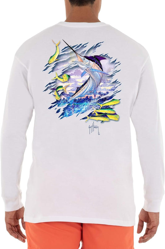 Men’S Offshore Fish Collection Long Sleeve T-Shirt