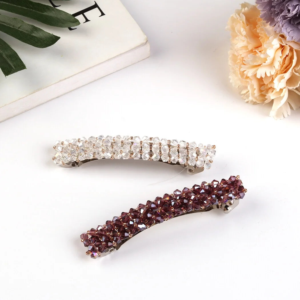 6PCS Hair Barrette Rhinestone Hair Clip Decorative Hair Side Clip Hair Pins Hair Accessories for Women Girls