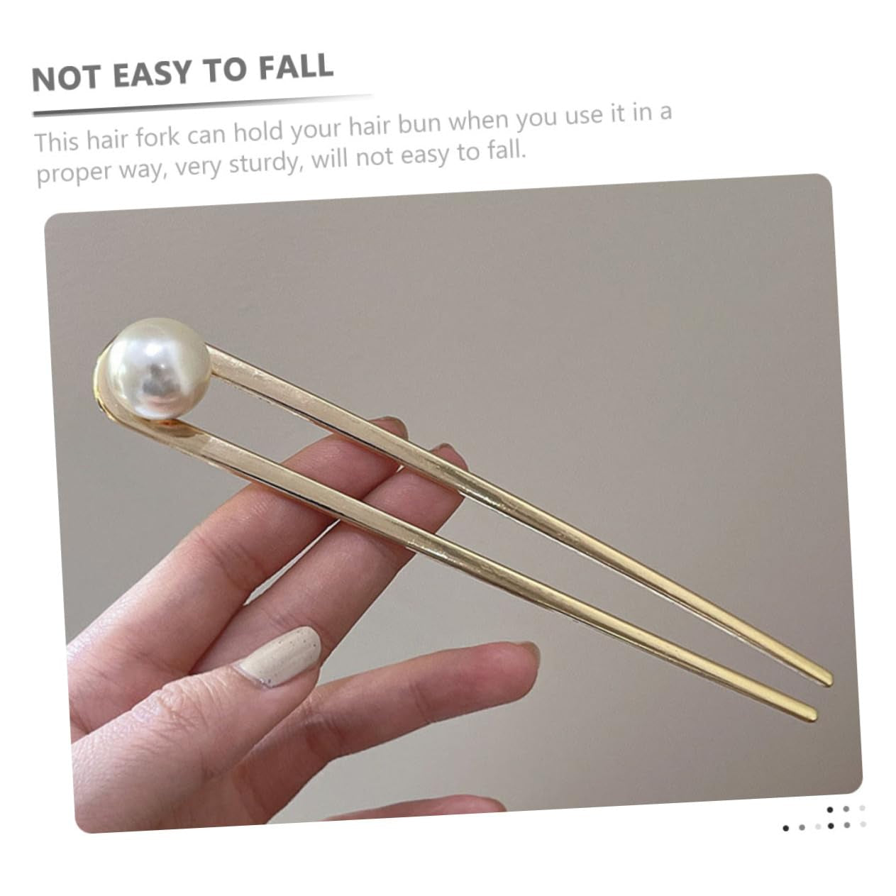 2Pcs Hairpin U-Shaped Hairpin Hair Chopsticks for Women Gold Headpiece Hair Gems for Women Hair Bun Sticks Hair Sticks Bun Hair Fork Hair Forks Women'S Alloy