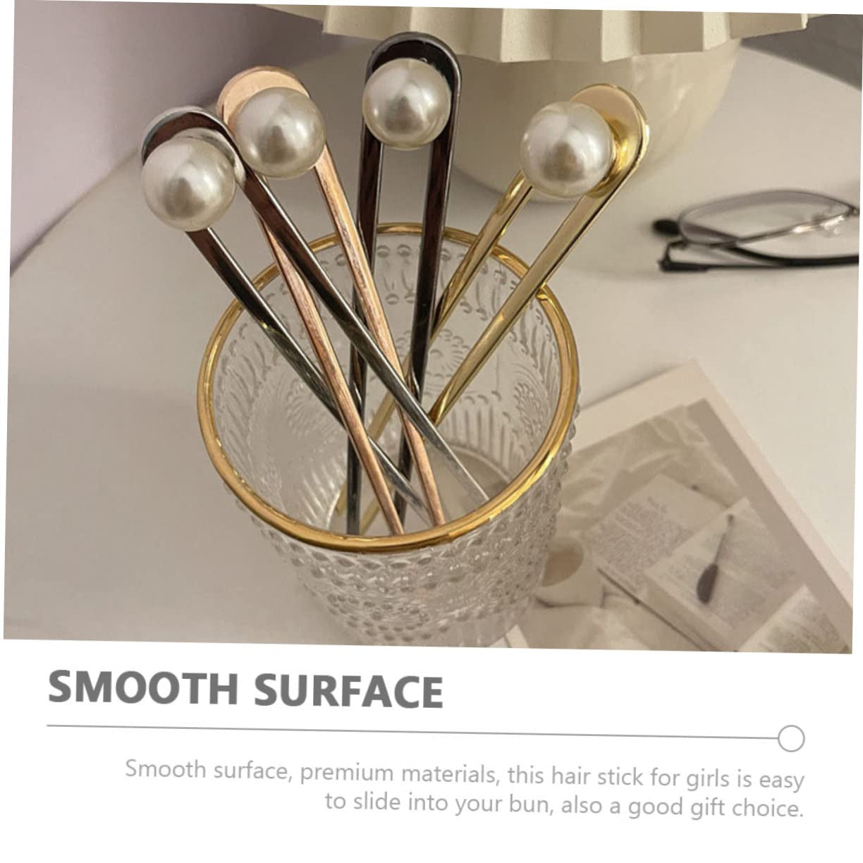 2Pcs Hairpin U-Shaped Hairpin Hair Chopsticks for Women Gold Headpiece Hair Gems for Women Hair Bun Sticks Hair Sticks Bun Hair Fork Hair Forks Women'S Alloy