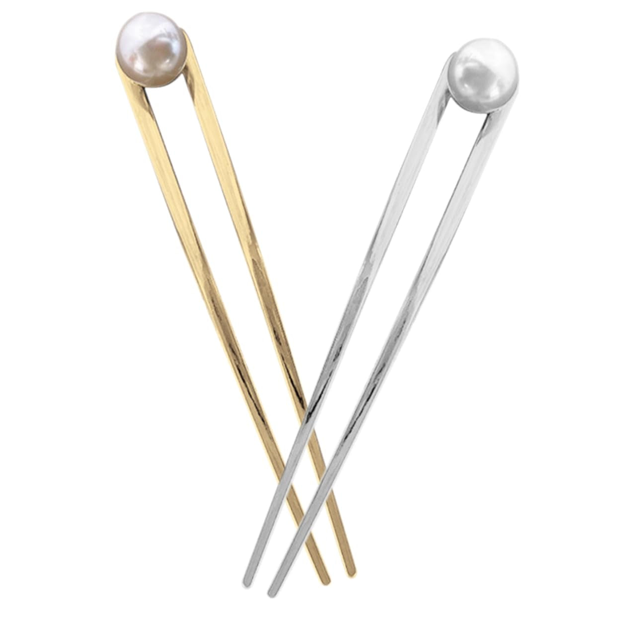 2Pcs Hairpin U-Shaped Hairpin Hair Chopsticks for Women Gold Headpiece Hair Gems for Women Hair Bun Sticks Hair Sticks Bun Hair Fork Hair Forks Women'S Alloy