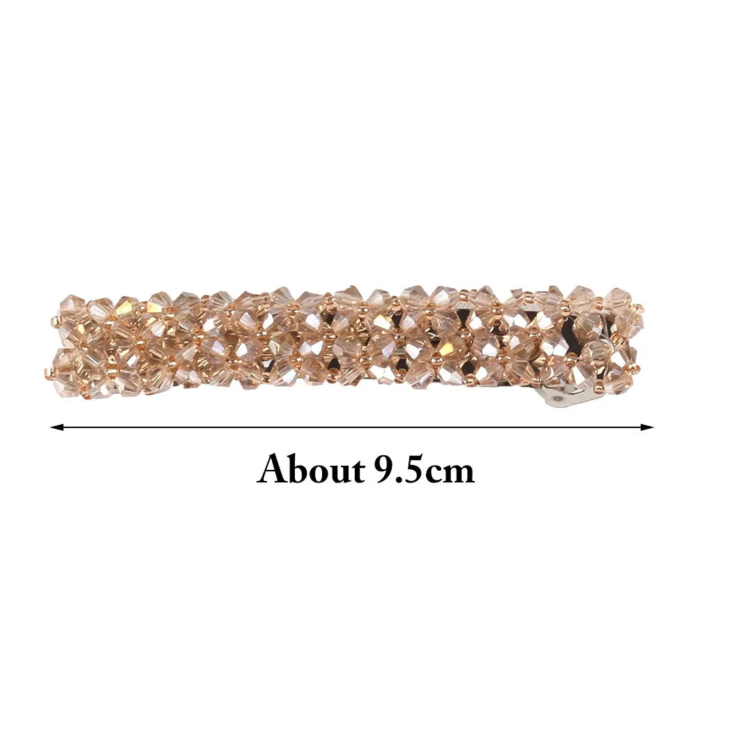 6PCS Hair Barrette Rhinestone Hair Clip Decorative Hair Side Clip Hair Pins Hair Accessories for Women Girls