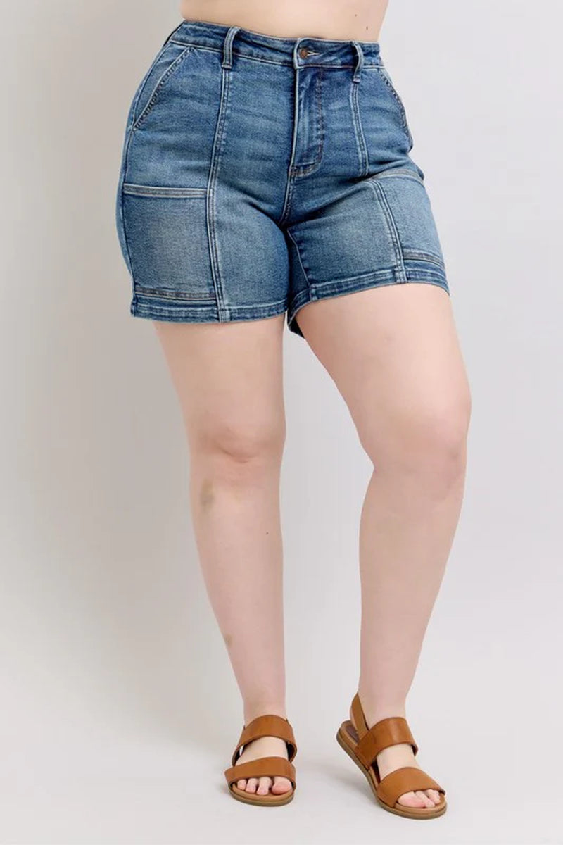 Judy Blue Full Size High Rise Denim Shorts plus Size