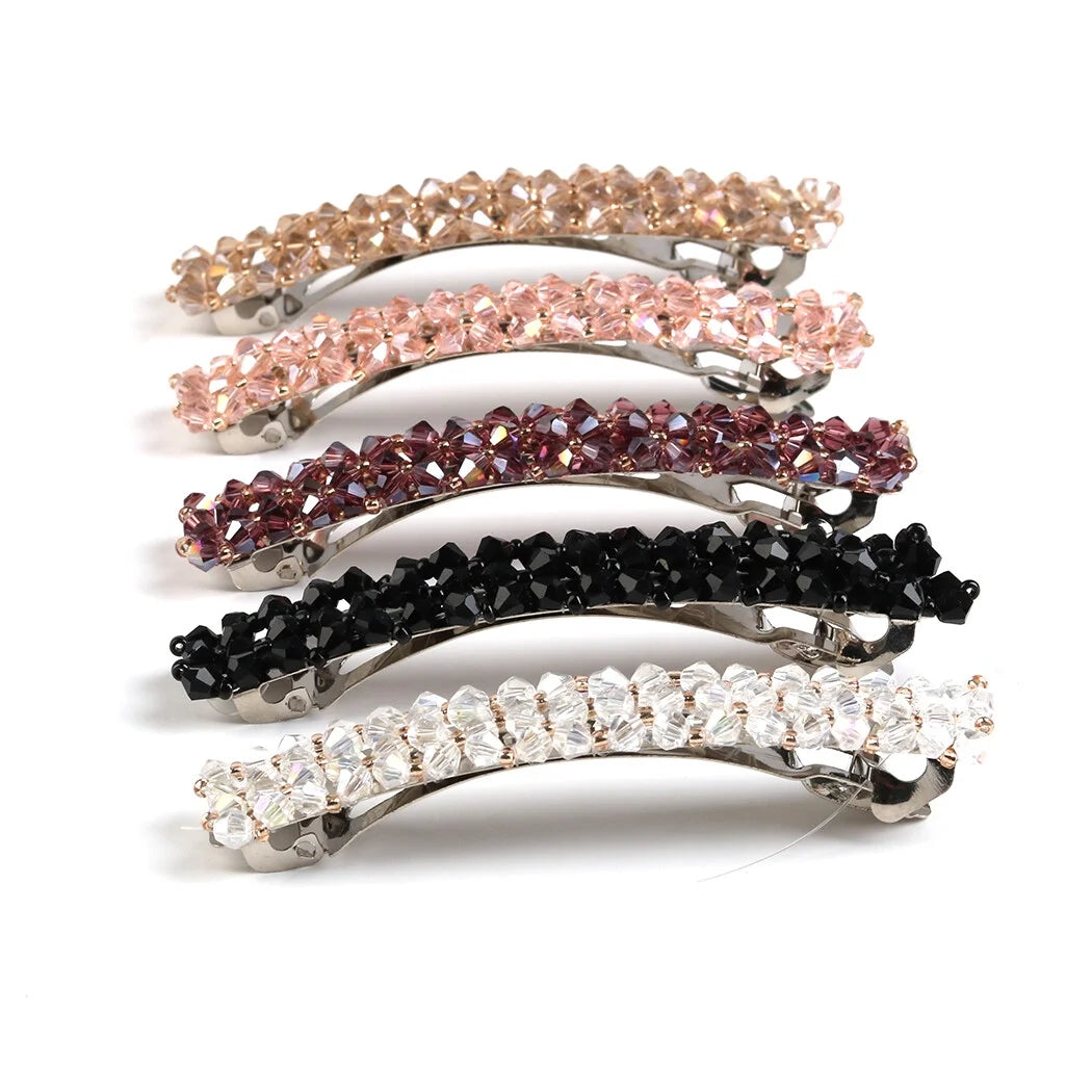 6PCS Hair Barrette Rhinestone Hair Clip Decorative Hair Side Clip Hair Pins Hair Accessories for Women Girls