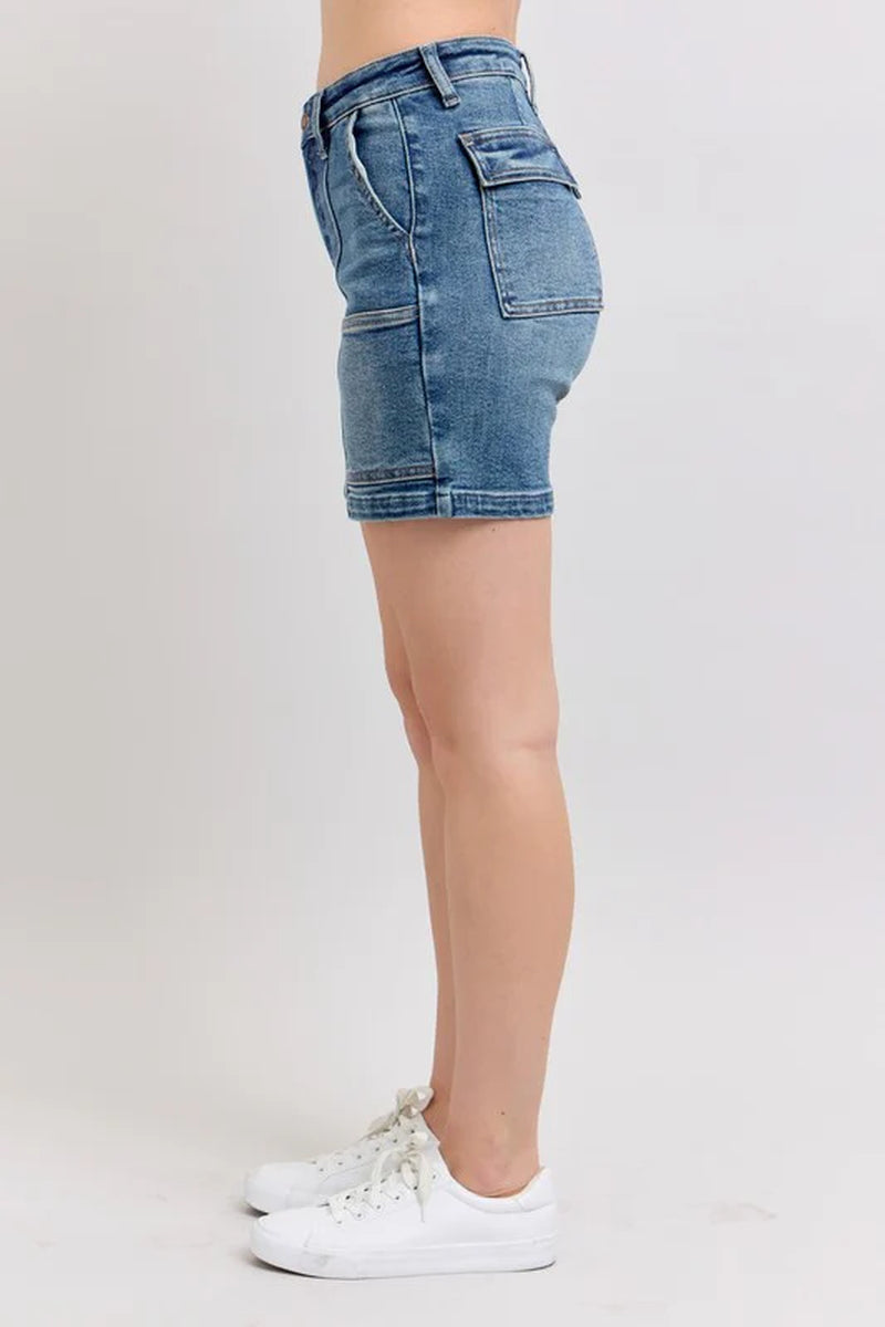 Judy Blue Full Size High Rise Denim Shorts plus Size